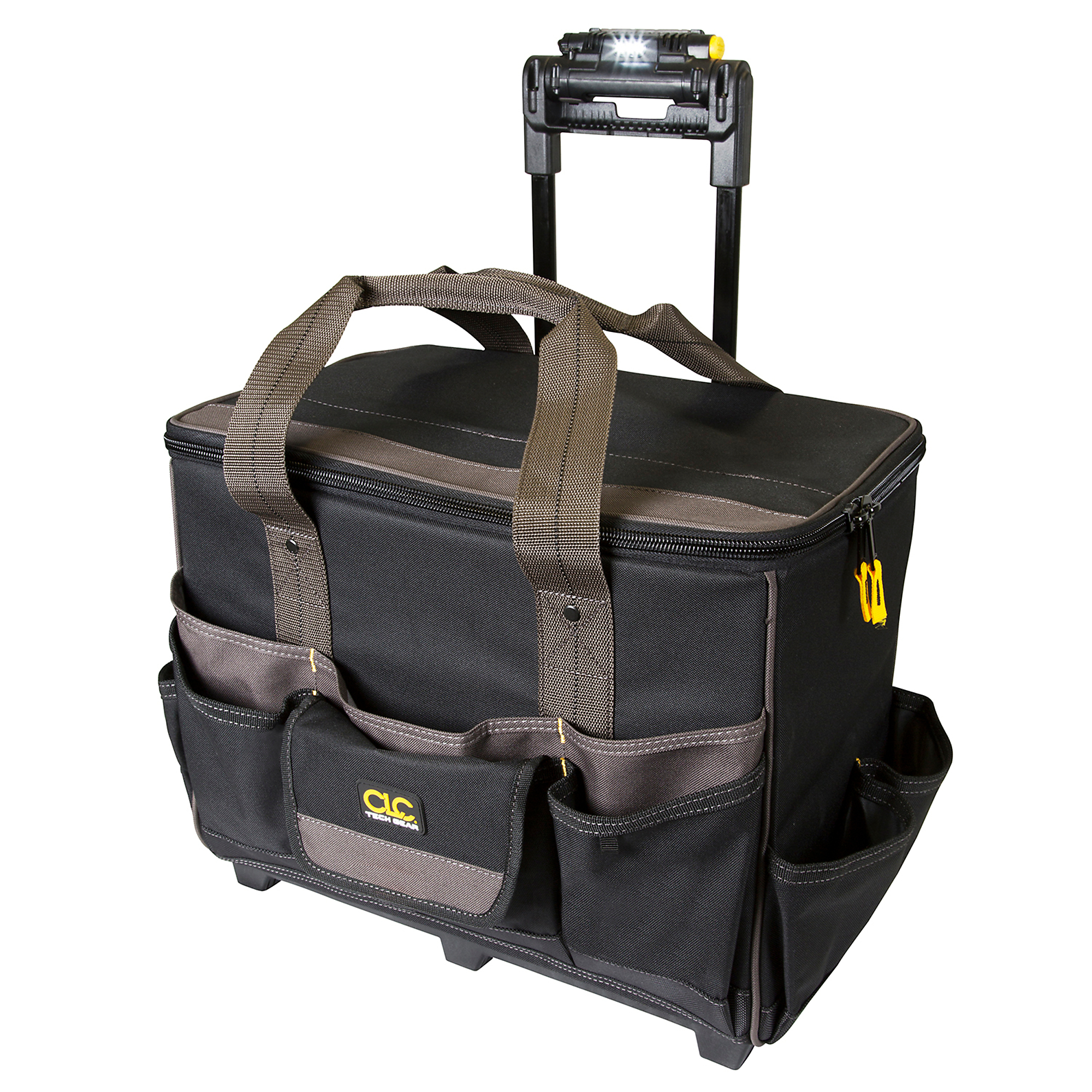 CLC  17" Roller Bag with 17 Pockets and Telescopic LED Lighted Handle  Model L258